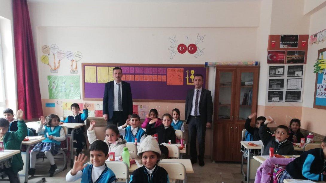 Sayın Kaymakamımız Ahmet SOLMAZ Hüseyin YUMUŞAK Yatılı Bölge Ortaokulunun Ziyaret etti.  